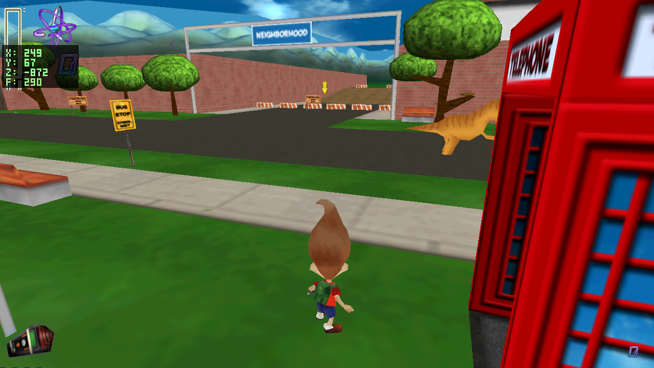 Level 2 native runtime screenshot for pickup and balloon coverage