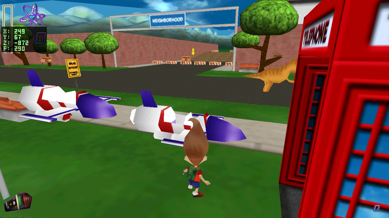 Rocket lying horizontal at rest