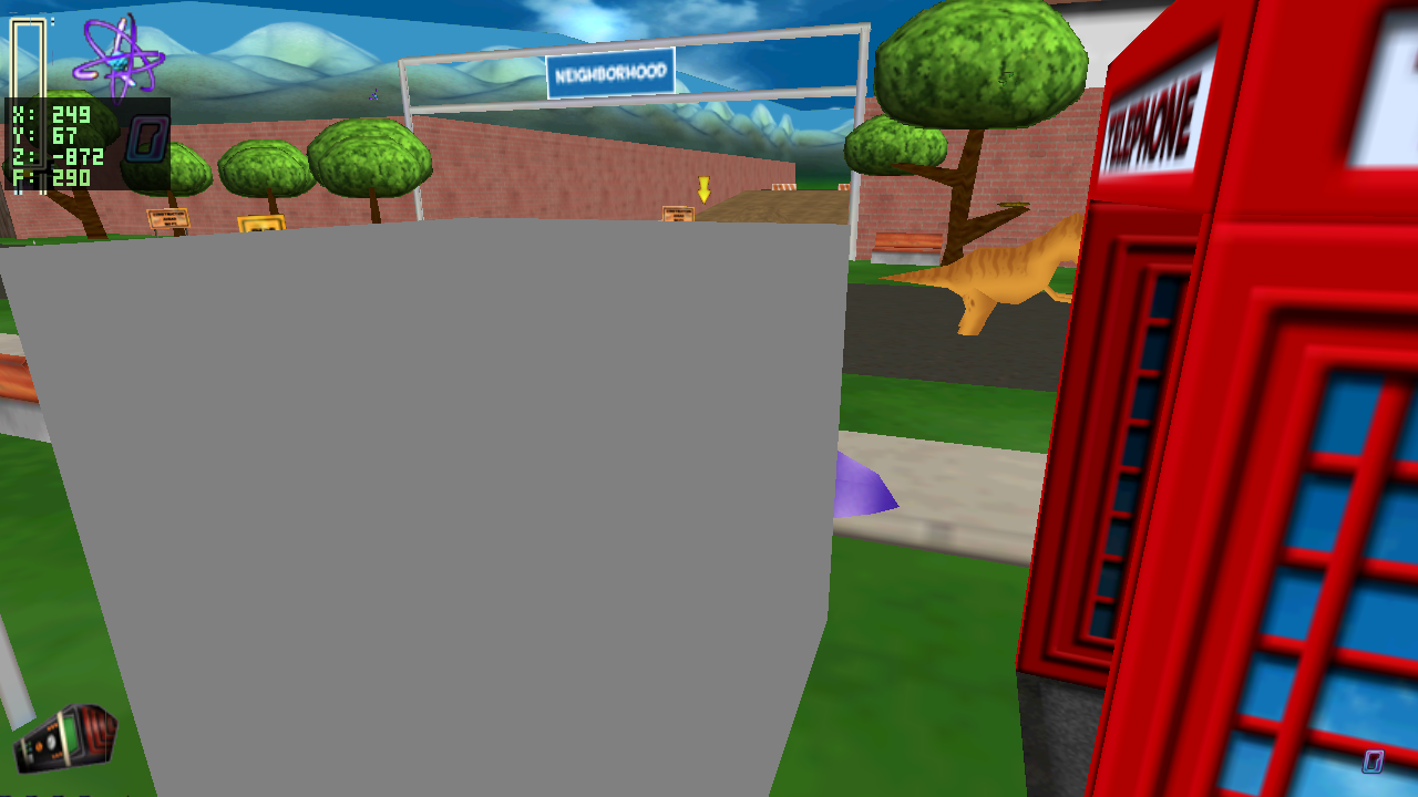 Before fix: throw frame with no visible baseball