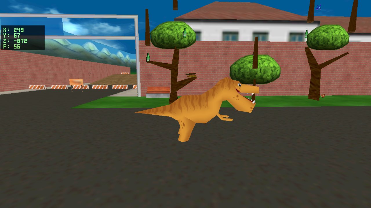 after: real dino