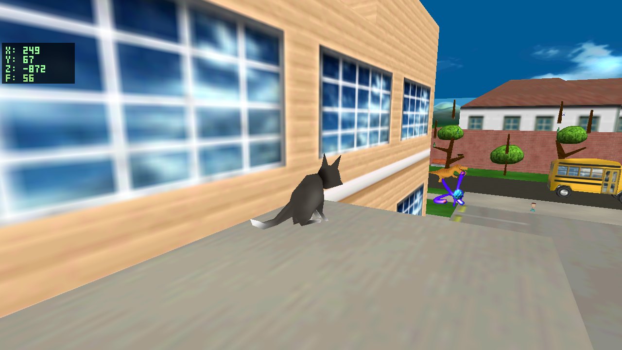 after: cat on ledge
