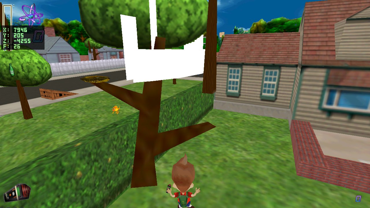 before: white egg in tree