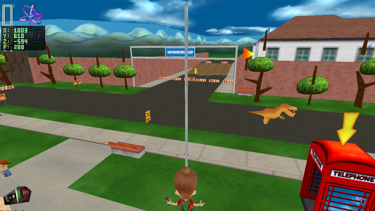 before: bare flagpole