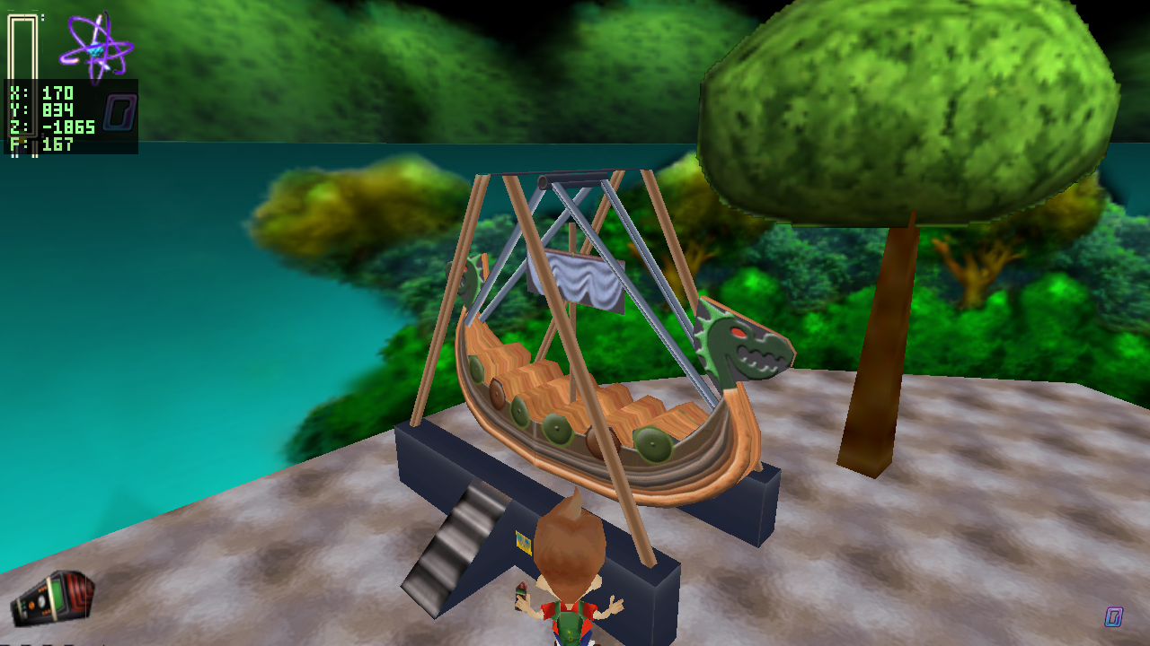 after: pirate ship aligned in A-frame