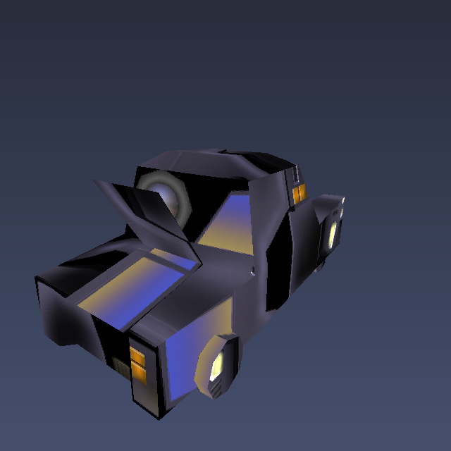CAR mesh textured with jeep canvas 0000