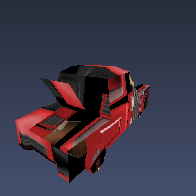 CAR mesh textured with jeep canvas 0001